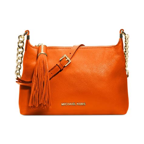 michael kors messenger orange|michael kors orange purses.